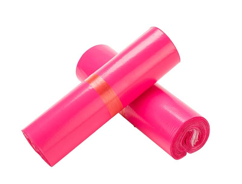 晋宁玫红色快递袋-02